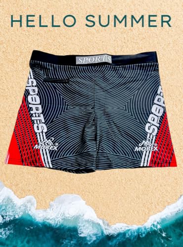 Image of Morex Swimming Shorts for Mens Swimming Costume Swimming Trunk, Boys Easy Adjustable Swimsuit