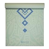 Gaiam(ガイアム) プリントヨガマット 滑り止めエクササイズ&フィットネスマット あらゆる種類のヨガ、ピラティス、フロアエクササイズ用