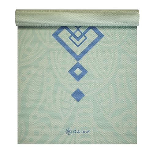 Image of Gaiam Print Yoga Mat, Non Slip Exercise & Fitness Mat for All Types of Yoga, Pilates & Floor Exercises