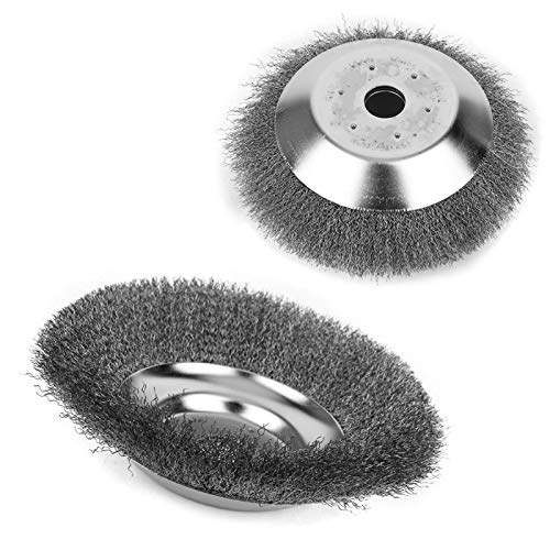 Grasmaaier Borstelkop Trimmer Borstelkop Grasmaaier Onderdelen 6 Inch Staaldraad Borstelkop 8 Inch 1 STKS, voor Tuinen… - Afbeelding 6