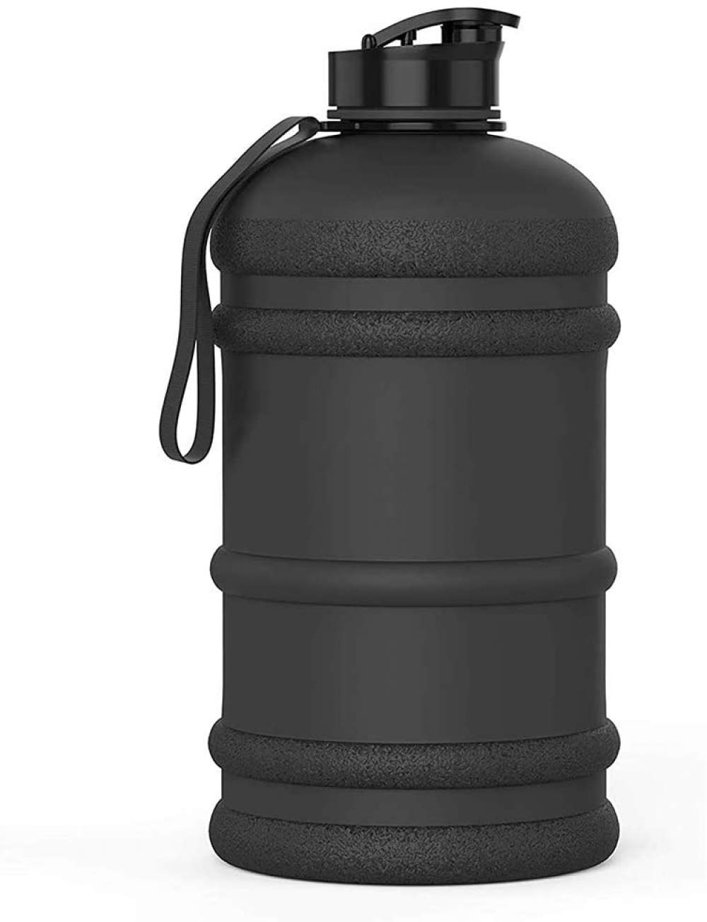 Botella De Agua De 2,2 Litros - Botella De Agua Fitness Ahora Con Tapa Fácil De Beber - Durable Y Extra Fuerte - Sin Bpa - Ideal Para Gimnasio, Dieta, Culturismo, Deportes Al Aire Libre, Senderismo Y