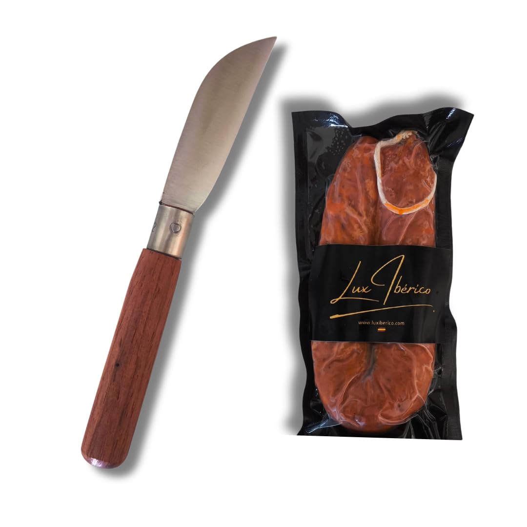 LUX IBÉRICO - Morcilla Patatera Ibérica (250g) – Embutido Tradicional - Origen Extremadura - Envasado al Vacío (DULCE + NAVAJA CAMPERA)