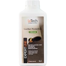 Letech Leather Protection Cream Conditioning & Protective Cream with Anti-Squeak & UV Barrier | for Car Interiors, Furniture, Apparel, Footwear & Bags | Made in UK 33.81 fl oz / 1000 ml
