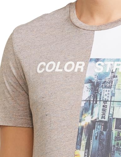 Image of UNITED COLORS OF BENETTON Men's Cotton Solid Regular Fit T-Shirt