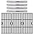 Hiorucet Grill Grate Parts for Charbroil Advantage 4 Burner 463344015, 3 Burner 463343015, 463335115, 463370015, Cast Iron Cooking Grid Grates, Heat Shield Plates for Charbroil Advantage Grill Parts.