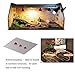 KABASI Reptile Heat Mats, 2nd-Gen 25W 16.5x8.7 inch Non-Adhesive Reptile Heating Pad with Temperature Adjustment, Waterproof Under Tank Terrarium Heating Mat for Tortoise Snakes