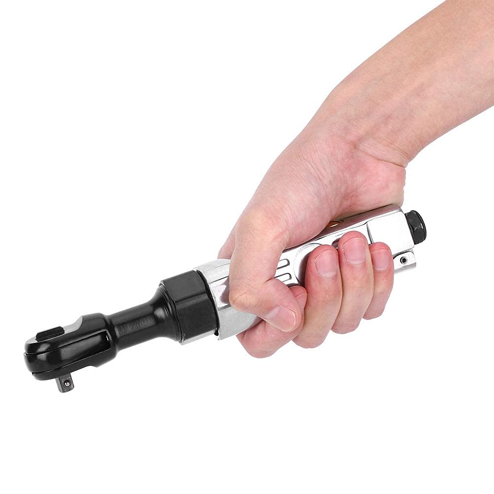 Llave de trinquete neumática, 1/4" Llave de trinquete de Aire de Cabeza Cuadrada Herramientas, Llave de trinquete de Aire para construcción Naval, fabricación de maquinaria, Industria automotriz