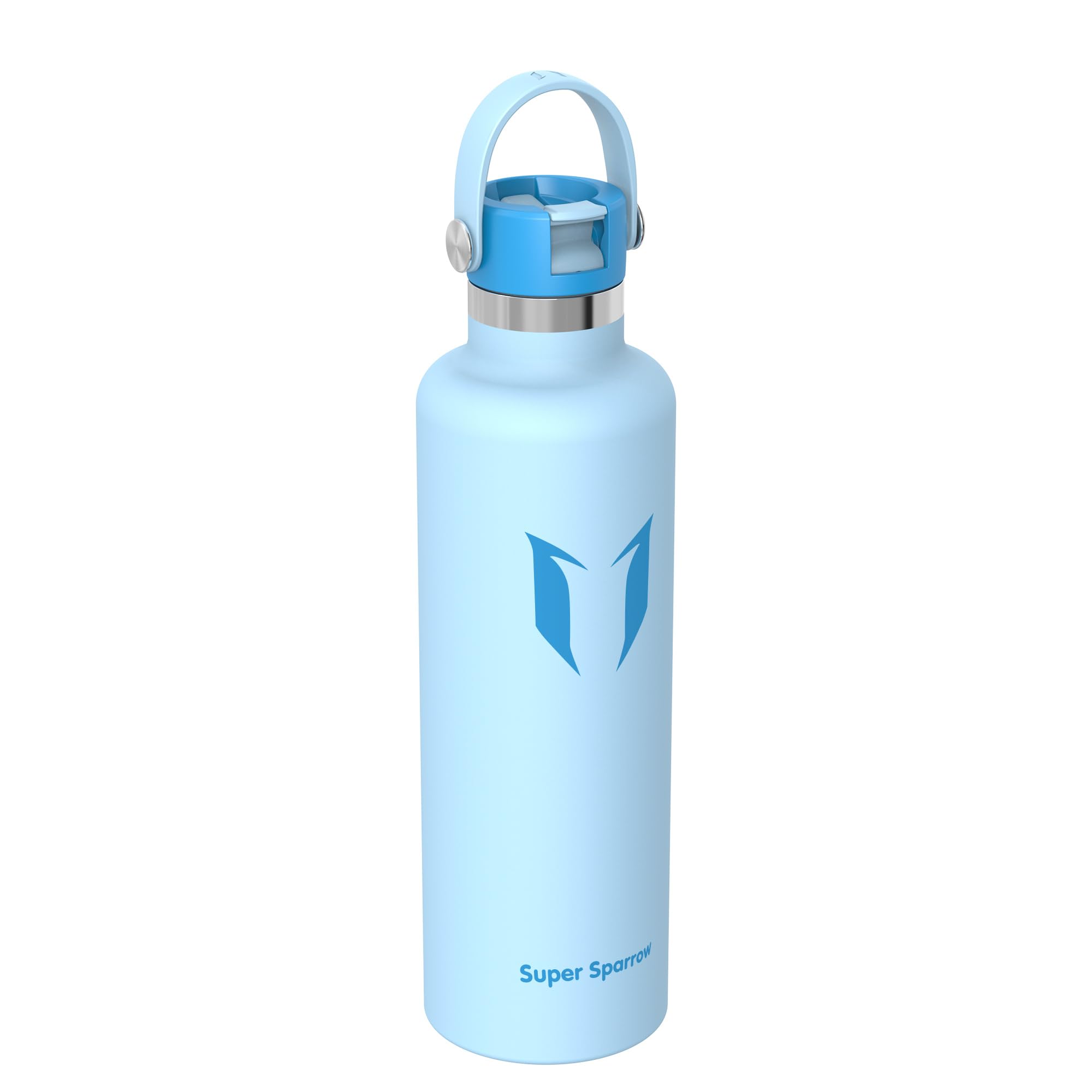 Super Sparrow Borraccia Termica, Acciaio Inox Bottiglia Termica - 350ml, 500ml, 750ml, 1L, 1.2L - Senza BPA Borracce, Borraccia Bambini per Scuola, Sport, Campeggio, Yoga, Palestra, Ciclismo