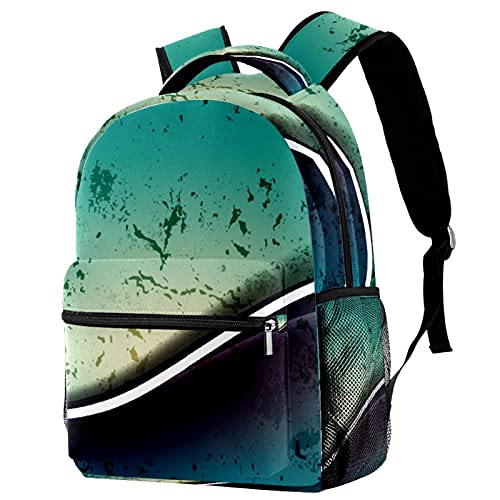 Sac à dos de voyage campus à motif abstrait pour transporter vos affaires et gourde