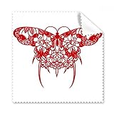Clasificación: Gafas paño Chino cometa mariposa en rojo gafas paño de limpieza paño limpiador de regalo teléfono Protector de 5 unidades