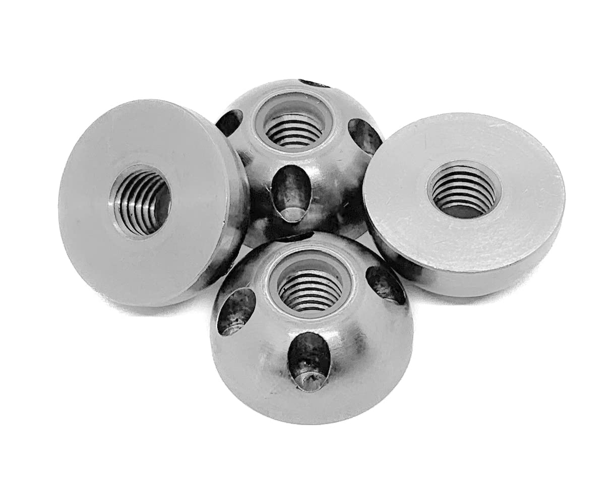 OG Secure | 8 X M8 (8mm) NYLOC Anti-Theft Security Nut Set - 304 Stainless Steel | Tamper Proof Reusable Shear Nuts | For Roof Tent, Winch, Light Bar, E-Bike | For 8mm Thead/Bolts - Image 3