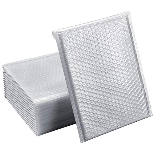 Ellozia® Tamper Proof Bubble Padded Courier Bags (Size - 7" X 5") - 50 Packs | White (B08X4SWVDY) Amazon Price History, Amazon Price Tracker