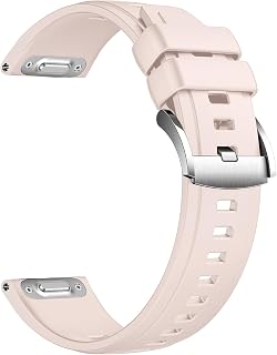 時計バンド 20mm Samsung Galaxy Watch 7/6/5/4/FE 40mm 44mm対応 クイックリリースバンド20mm Huawei Watch GT3/GT2 42mm/Garmin Vivoactive 6/Amazfit Active2/GTR Mini対応 調節可能 腕時計ベルト シリコン 20ミリ交換ベルト