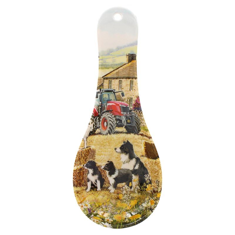 The Leonardo Collection Collie & Sheep Spoon Rest for Kitchen & Home | Lovely Spoon Holder for Kitchen Accessories | Designed By Macneil Studios | Heat Resistant Spoon Rest for All Types of Spoons โ image 1