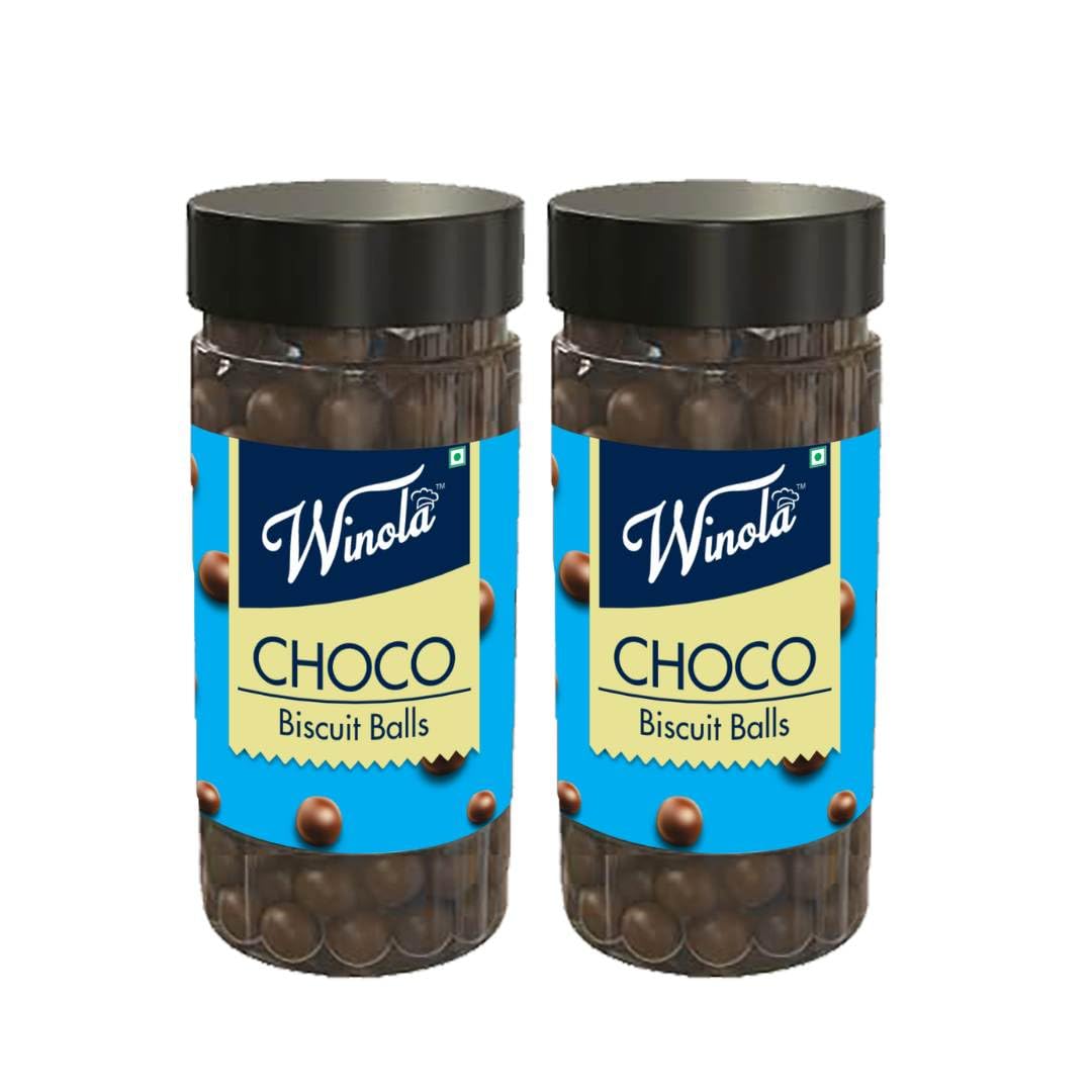 Winola Chocolate Biscuit Balls- Chocolate Munchies, Choco Balls for Cake Decoration & Snacking | Chocolaty & Crunchy Snacks (Pack of 2 x 100 gm) (B0BNNMHSWH) Amazon Price History, Amazon Price Tracker