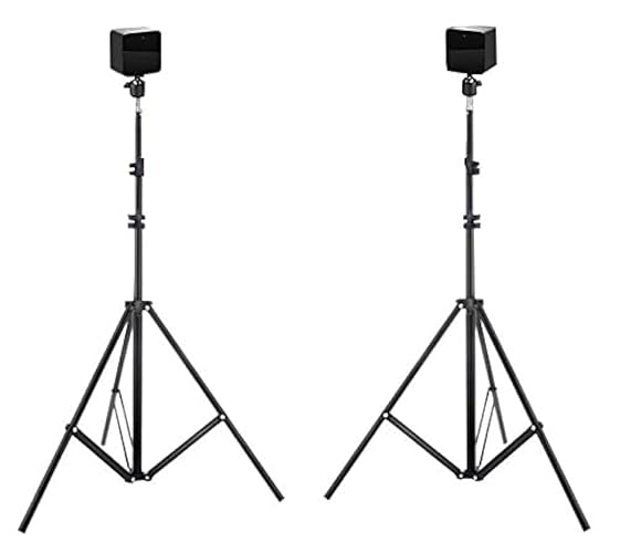 New! Hadar- VR Tripod Stand - HTC Vive Compatible Sensor Stand and Base Station for Vive Sensors or Oculus Rift Constellation (2-Pack)