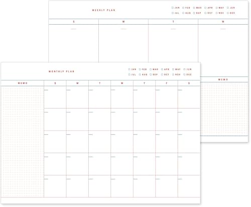 Monolike Agenda de estudio de 4 meses ordinarios, manta - Agenda académica, agenda semanal y mensual, plan de estudio