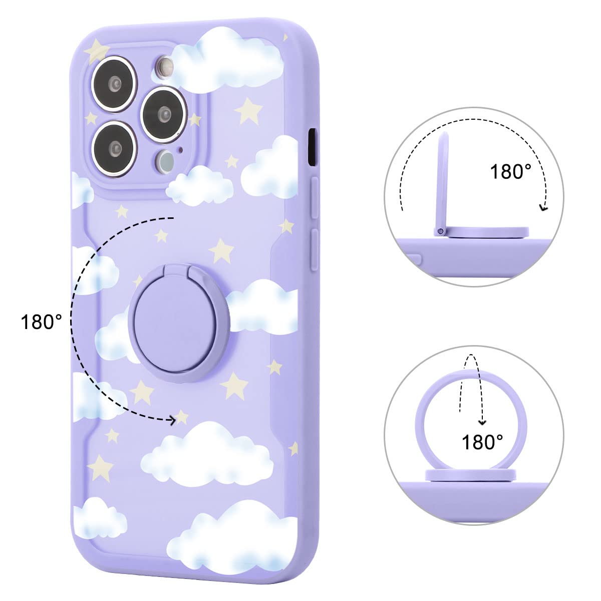 Per Xiaomi POCO X4 Pro 5G Custodia,Anti-urto Armour Anello Cover + Vetro Schermo