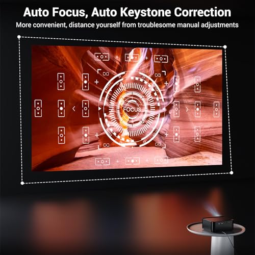 HAPPRUN 1500 ANSI Lumens Built-in Streaming App Full HD Smart Projector - image 8