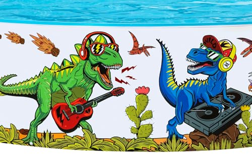 Bestway Fill 'n Fun Planschbecken Dinosaurier, Ø 183 x 38 cm