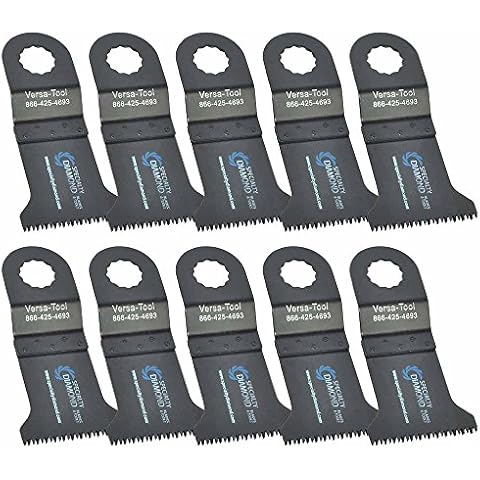 Versa Tool SB10C 45mm Japan Cut Tooth HCS Multi-Tool Saw Blades 10/Pack Fits Fein Multimaster, Rockwell, Sonicrafter, Oscillating Tools Cover