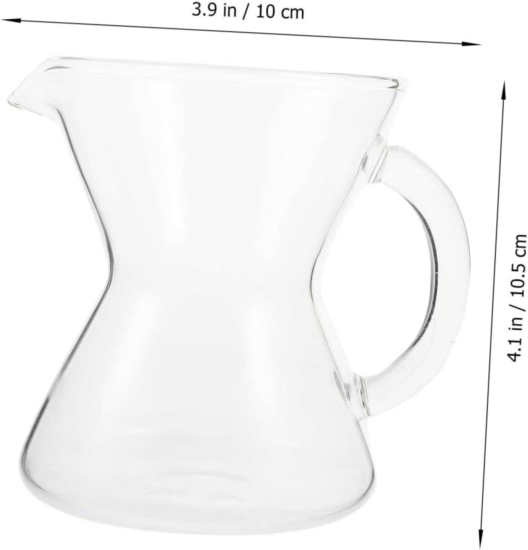 COLLBATH Creative Coffee Dispenser with Handle Design Heat Resistant Easy Pouring Coffee Kettle for Home Brewing Stylish and Choice