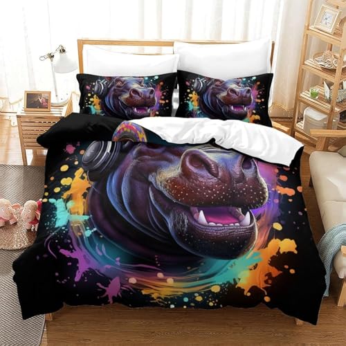 NDXRWDZR 布団セット 緑のトラクター 枕カバー付寝具 柔らかい 通気性 抗菌 防臭 防ダニ ポリエステル布団カバー 190x210 cm + 2 枕カバー 43x63 cm