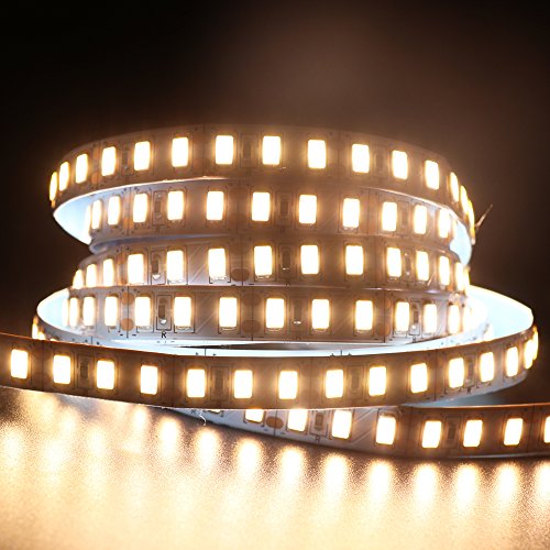 Tira LED Blanco Cálido Flexible 600 LEDs SMD 5630 12V miniatura 3
