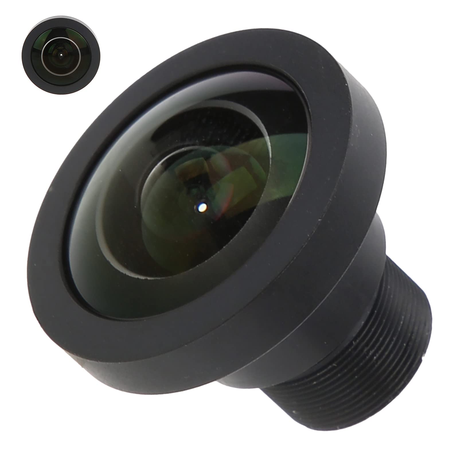 Weitwinkelobjektiv, 185° Panorama-Weitwinkel 8MP 1,3 mm 1/2,7 Zoll Fisheye-Objektiv für die meisten Modelle für Sportkameras