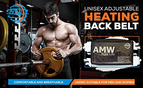 Amw Pure Life RÜCKENSTÜTZE Lumbar Support Back Brace With Self-Heating Magnetic Therapy And Far Infrared Compression Belt Adjustable Waist Support Pain Relief Belt 2X-Large thumb #1