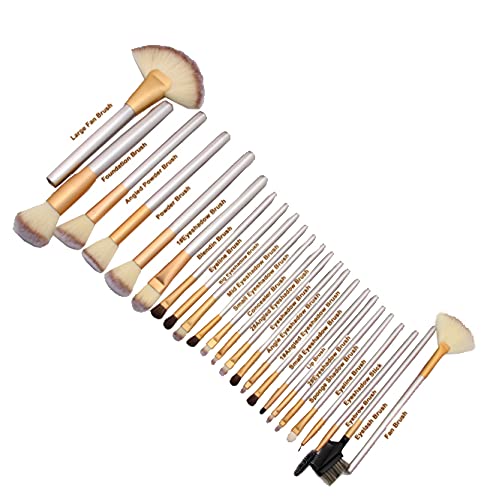 Pennelli per il trucco, set di 24 pennelli per