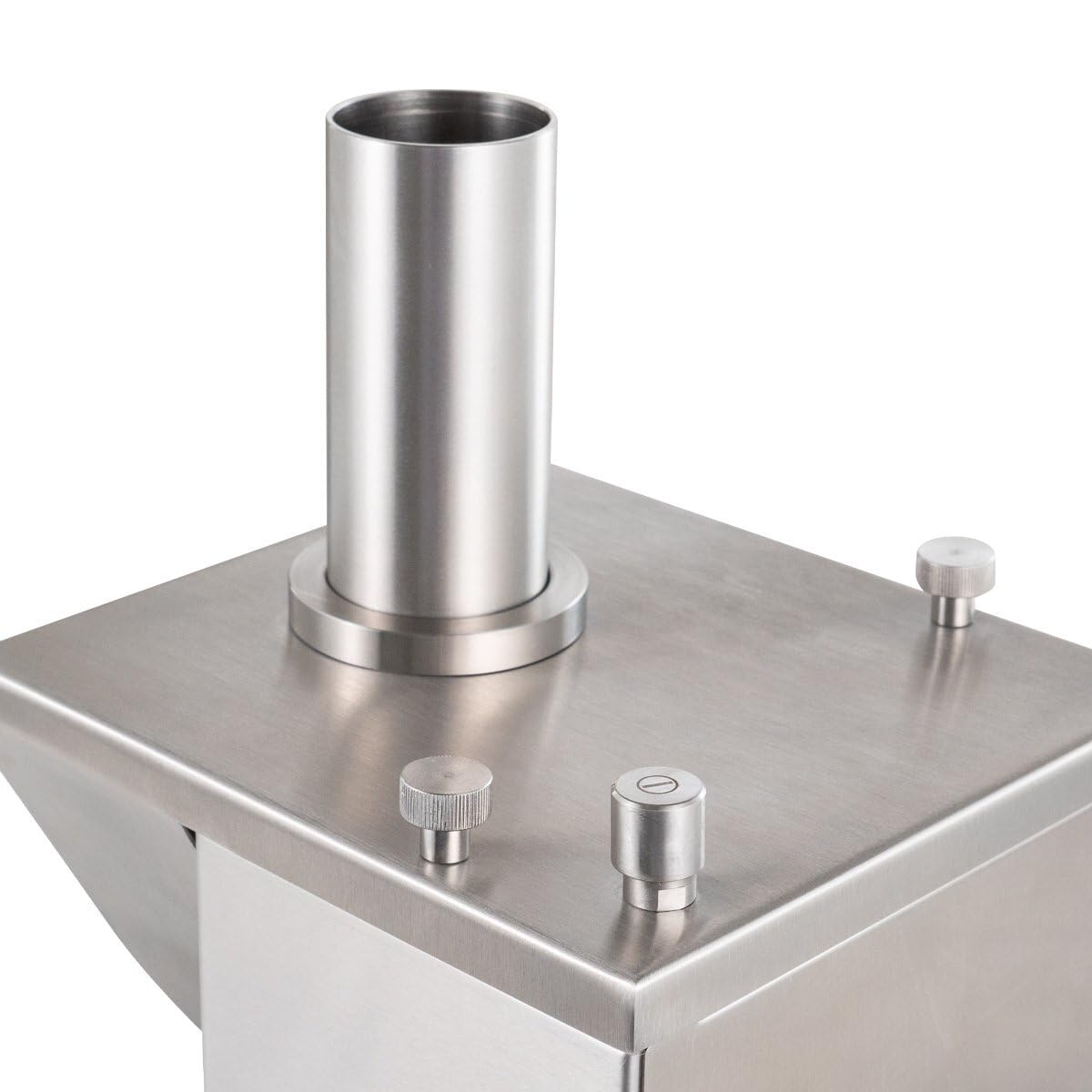 GastroHero Currywurst Schneider ECO elektrisch Wurstschneider Edelstahl Imbiss Schneidemaschine Wurstschneider 5–30 mm Schnittbreite 230 V