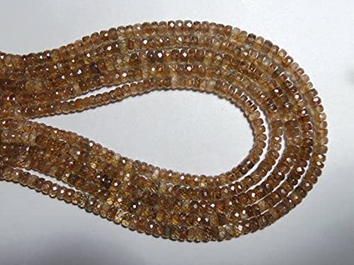 Andalusite naturelle en perles pour créer des bijoux bohèmes et élégants