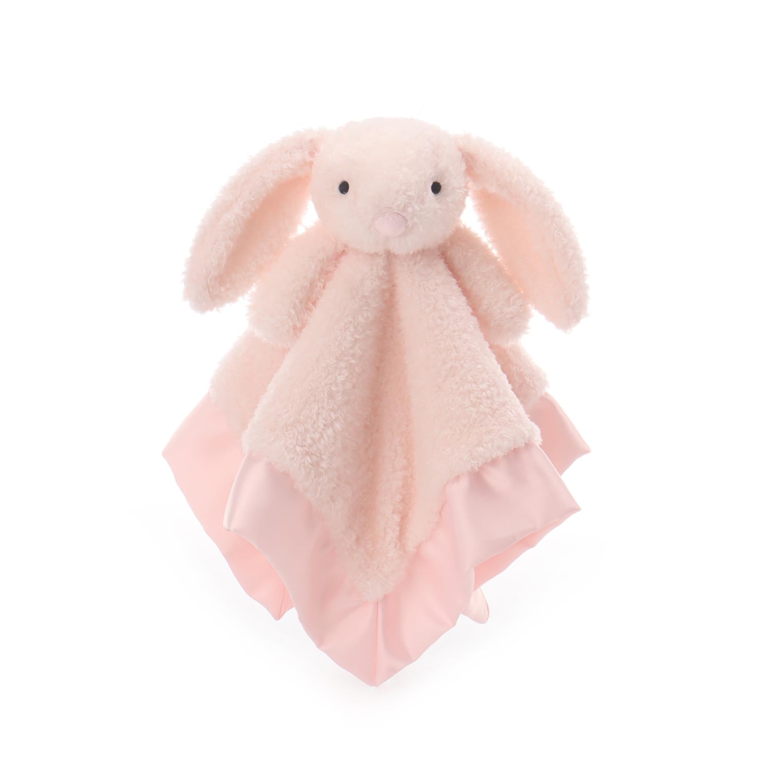 Apricot Lamb Pink Baby Comforter Bunny Security Blanket Soft Lovey 14"