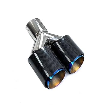 Amazon.co.jp: WKSDDP 1個の光沢のあるカーボンブルーステンレス