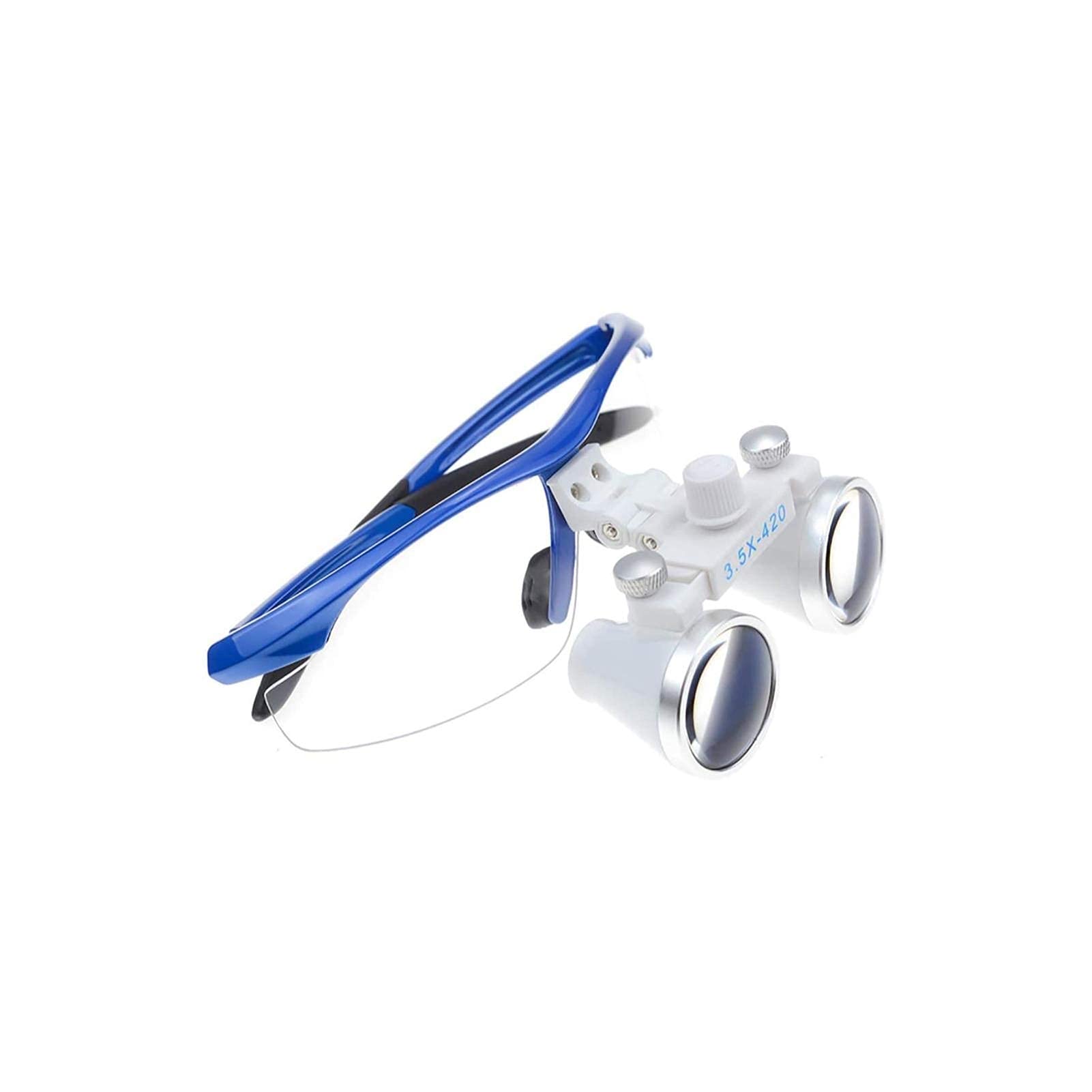 SaryEdge Magnifying Glasses Dental Loupes, Head MountLighted Magnifying Glasses, Surgical Loupes 2.5X / 3.5X Magnification Dental Loupes Binocular Magnifier fo,