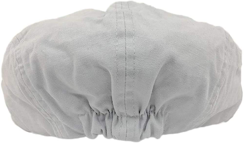 Ashen Fane Ivy Newsboy Cabbie Cap, Light Grey Solid