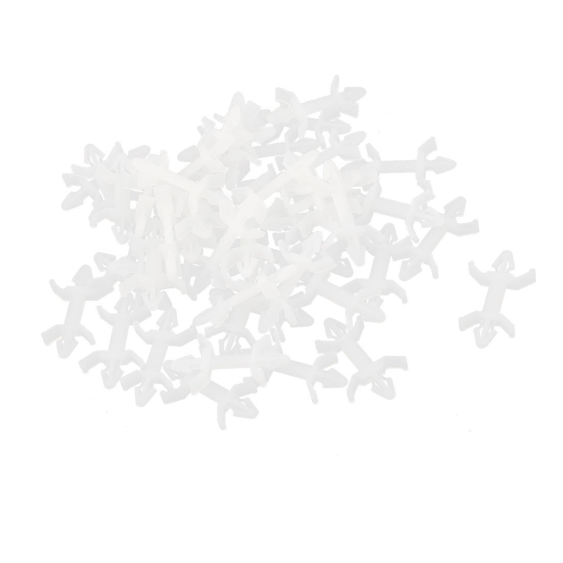 Generic 50Pcs Nylon PCB Support Spacer Standoff Locking Style, 10 mm x 5 mm-image-33