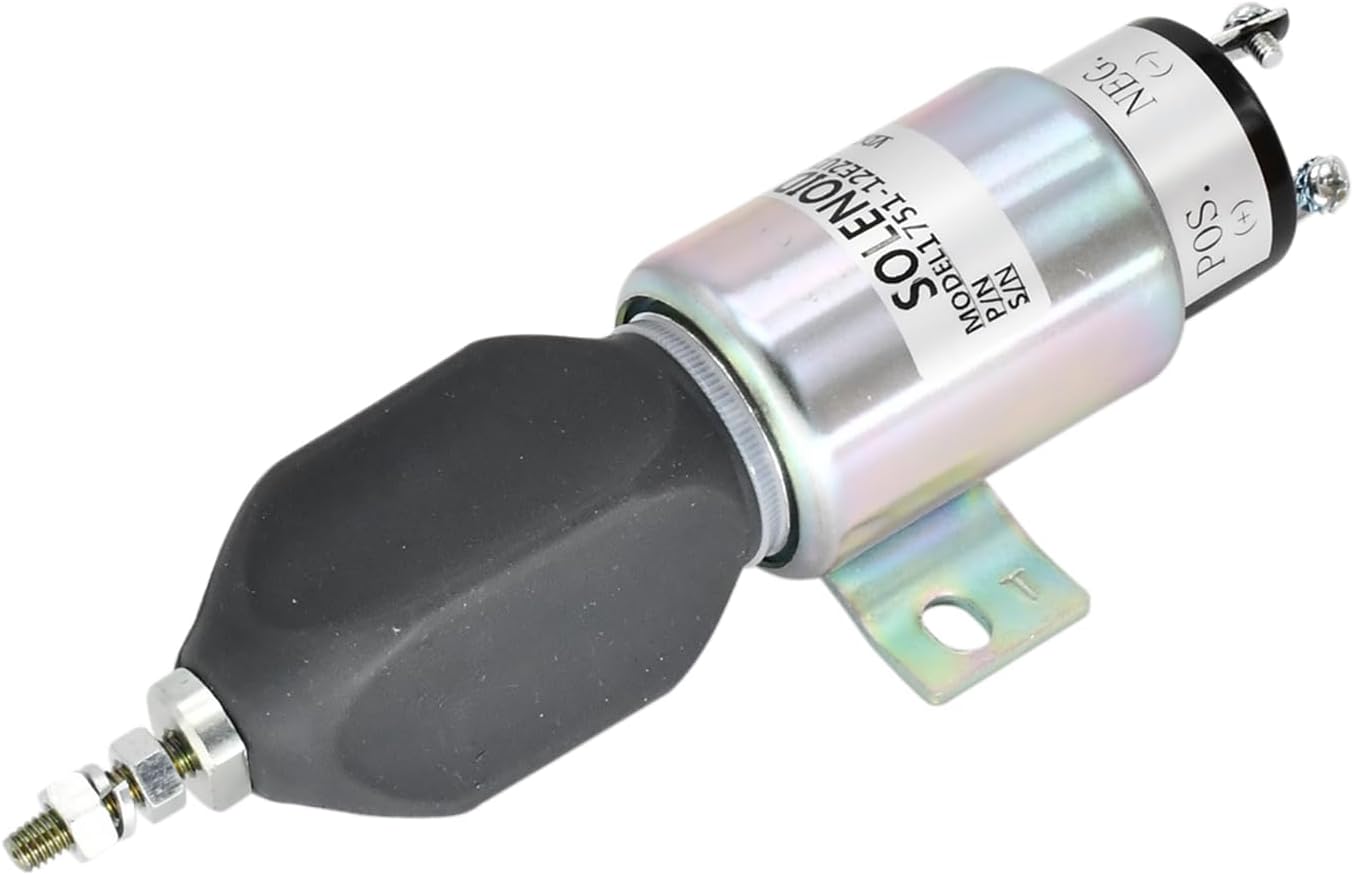SA4984 Throttle Actuator Stop Shutdown Solenoid 77402GT Compatible with Perkins Engine 704-30 404-22 804D-33 Compatible with Genie Lift GS-3390 GS-4390 S-45 S-60 S-80 GS-5390 S-40 S-65