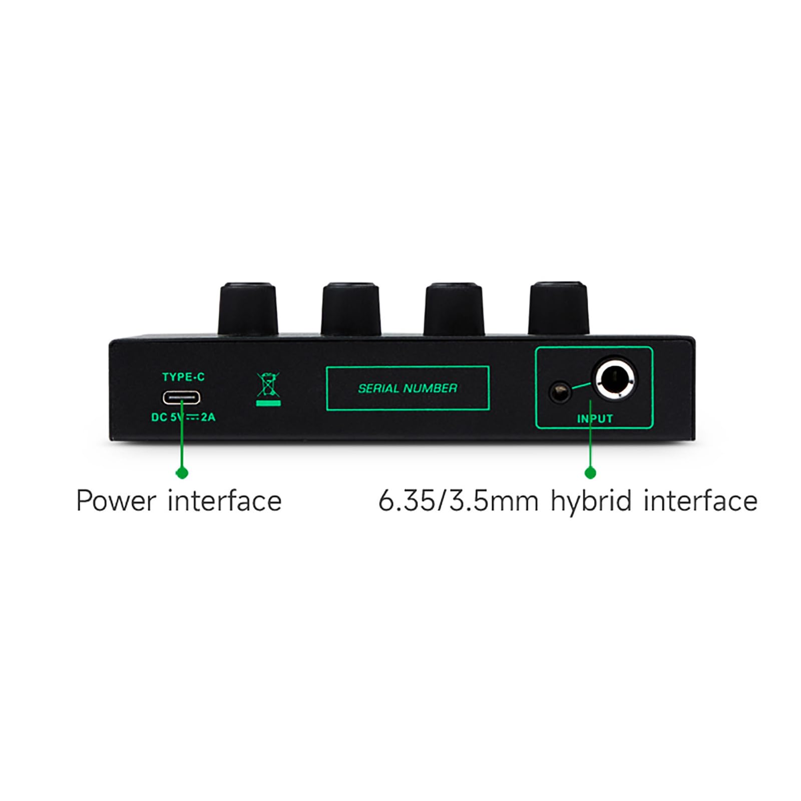 Amplificatore per cuffie stereo portatile a 4 canali Amplificatore per cuffie multi-canale professionale con uscita multipla