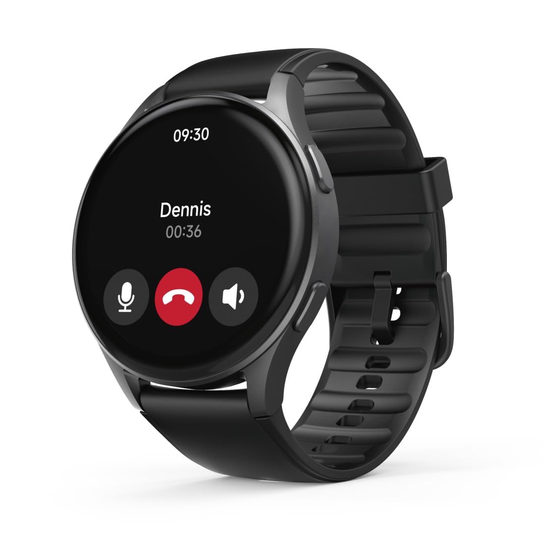 Hama Montre connectée GPS Intégré 8900" (Montre Sport, écran AMOLED 1,43", Fonction Prise d’appels, contrôle Vocal Alexa, altimètre barométrique, IP68), Noire