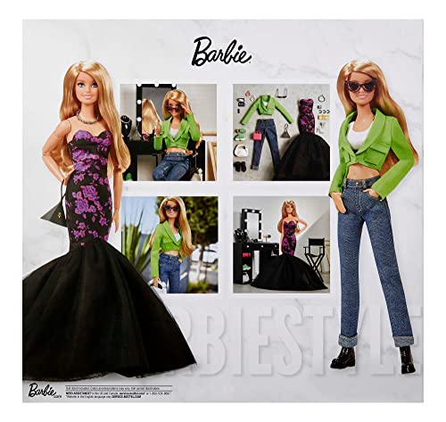 Barbie BarbieStyle Fashion Studio Set con muñeca posable miniatura 5