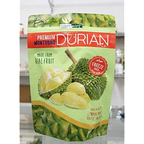 FREEZE DRIED DURIAN SWEET AND SRISPY BY TROPICAL FIELDS 3.5 OZ Cover