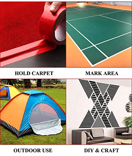 LLPT Klebeband Panzertape Gewebeband Premium-Qualität | Rückstandsfreier | Starker Klebstoff Farbe Dunkelbraun (DT254) | 60 mm x 30 m x 0,23 mm