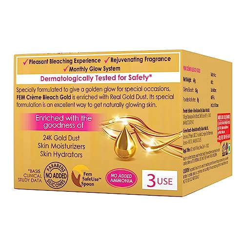 Image of Fem Fairness Naturals Gold Skin Bleach, 64g