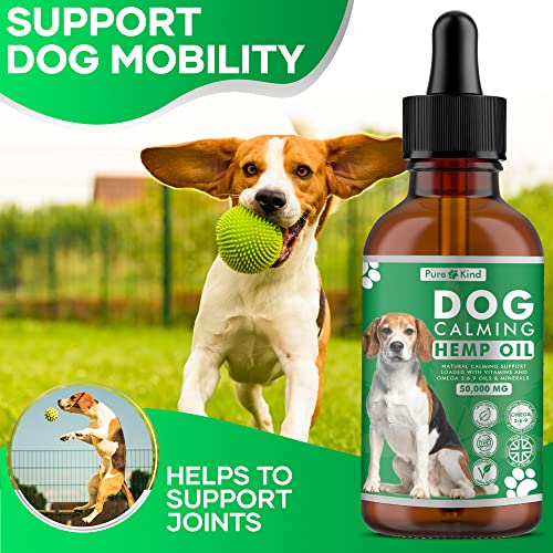 Pure-Kind-Dog-Calming-Hemp-Oil-Drops-High-Strength-for-Hip-Joint-Support-Barking-Stress-Anxiety-Rich-in-Omega-369-Suitable-for-All-Dog-Breeds-Made-in-the-UK