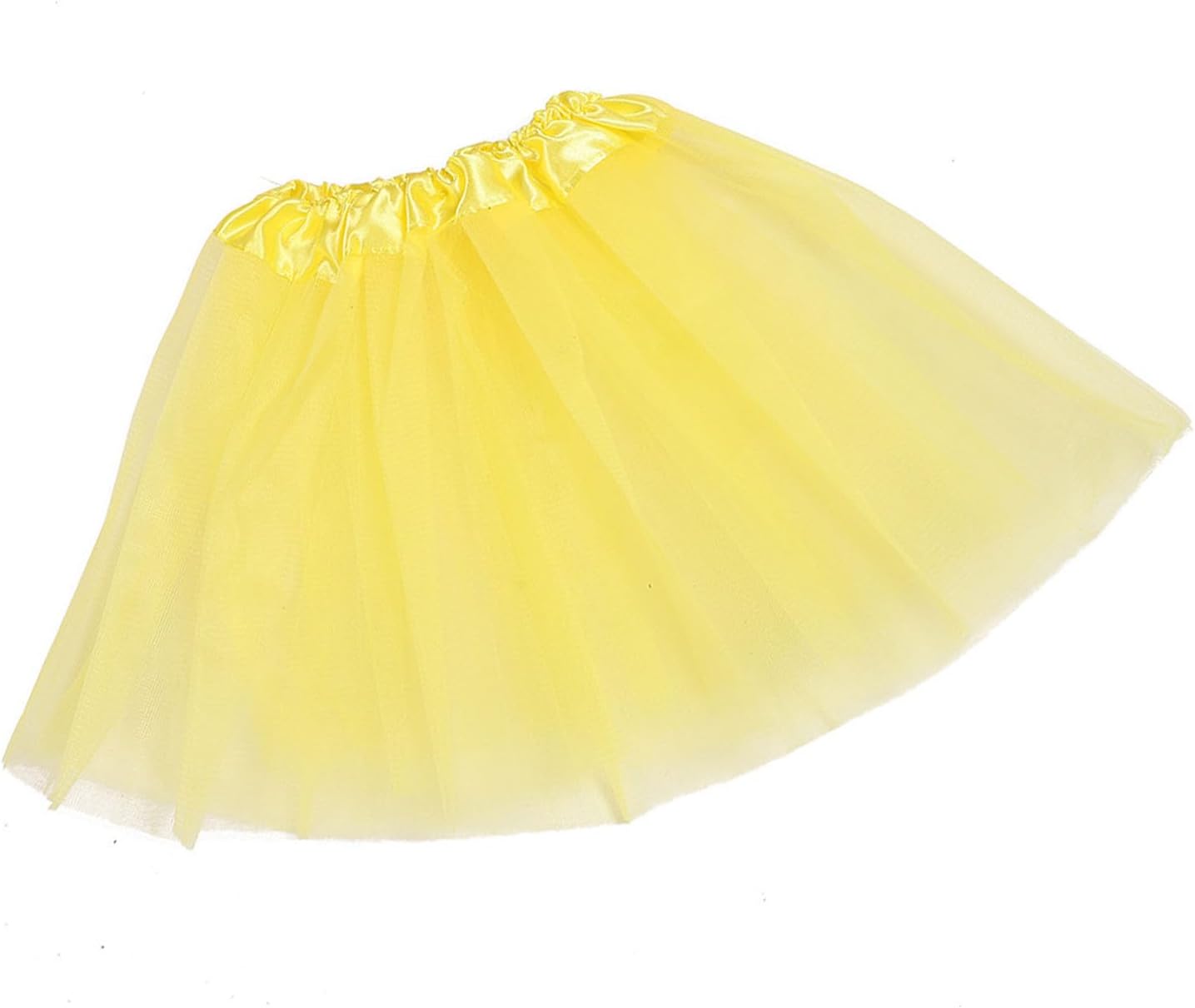 Halloween Tulle Tutu Skirt Girls Skirt Elastic Running Tutus Classic 3 Layered Tutu Skirt Costume
