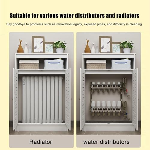 Cacher un radiateur inesthétique avec l'armoire décorative de chauffage