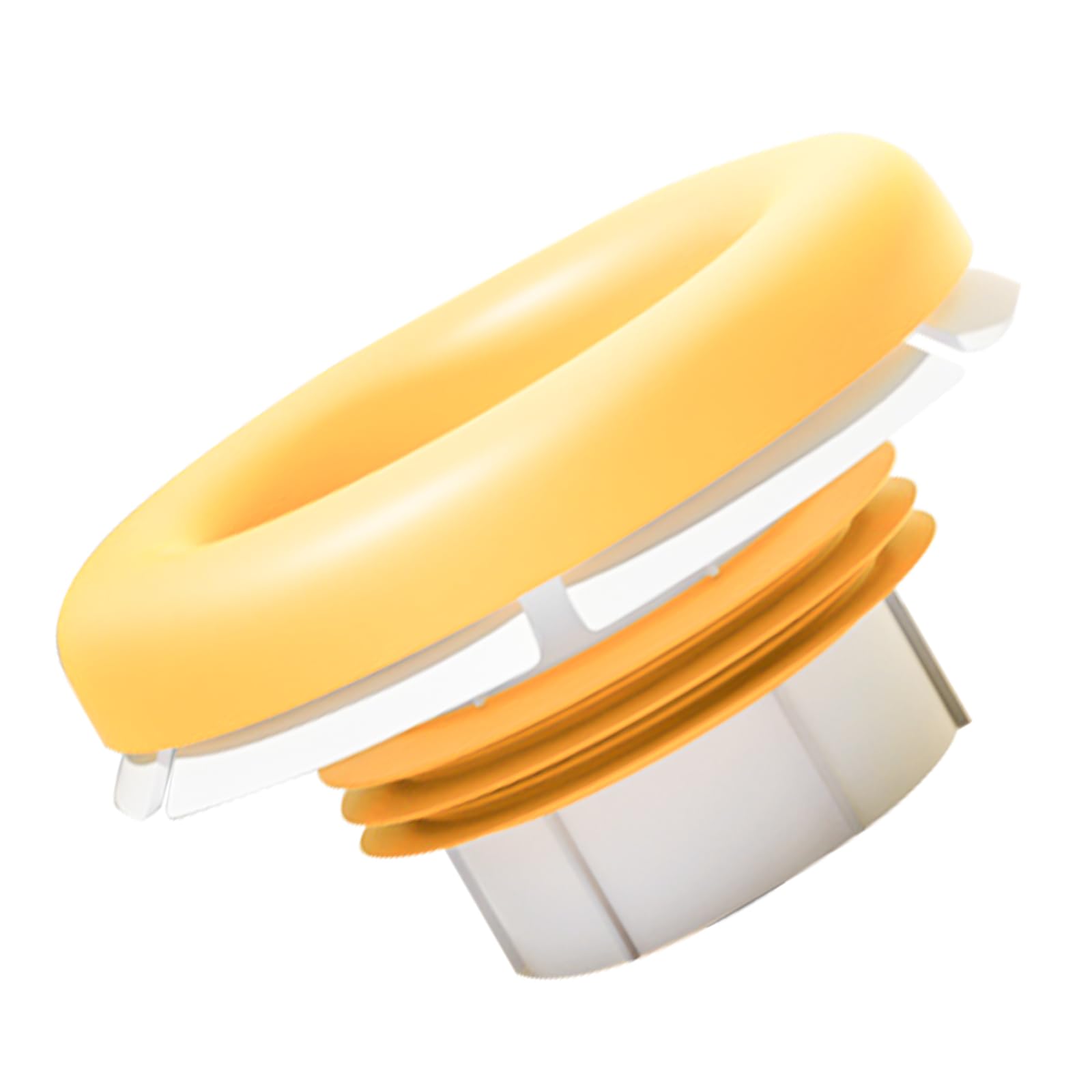 Thick Toilet Bowl Gasket Flange Ring Leak Proof Durable Toilet Spill Seal for Separating Floor Outlet Drain Flange