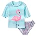 Carter's Girls' Short Sleeve Rash Guard Set